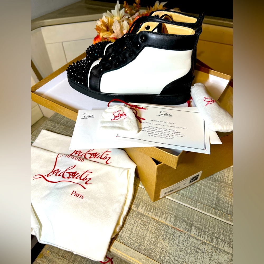 Christian Louboutin Men’s Spiked Toe Shoes Size 42 (Men’s 9)